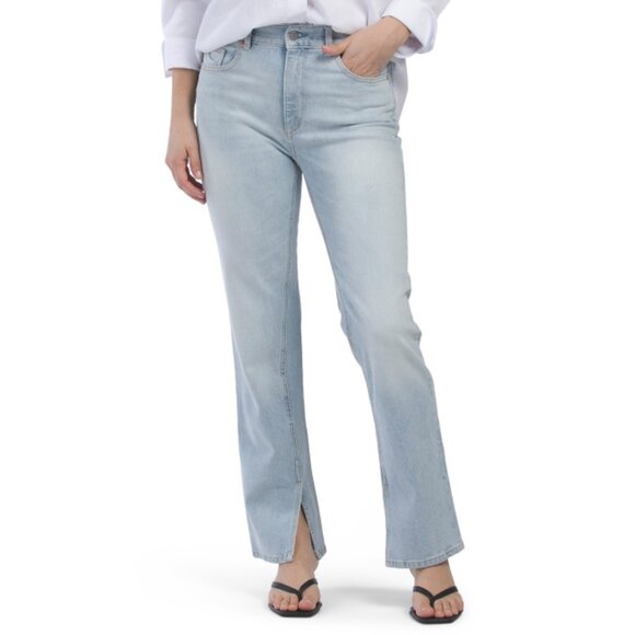 DL1961 LIGHT DENIM Patti Straight Leg Jeans